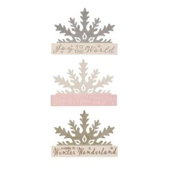 Best deal โ๏ธ Assorted Snowflake Long Tabletop Sign by Ashland® โ