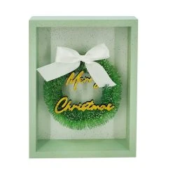 Outlet ✨ Assorted 7" ⌛ Christmas Wreath Tabletop Block Accent by Ashland® 🥰 -Ashlandty Shop 10700889 2
