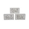 Best Sale ✨ Assorted 7'' Believe/Peace/Merry Block Tabletop Décor by Ashland® ⭐ -Ashlandty Shop 10700900 1