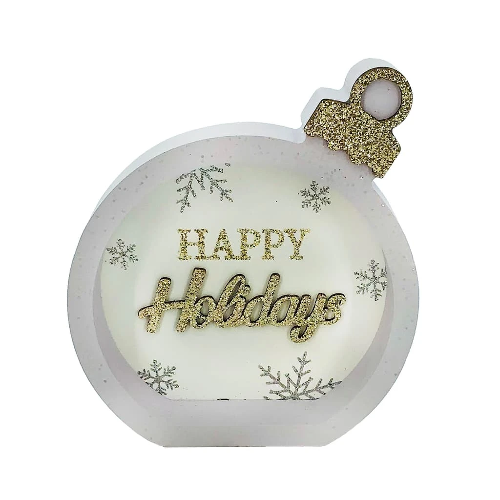 Discount ✔️ Assorted 7" Round Ornament Tabletop Sign by Ashland® ✨ 6 Discount ✔️ Assorted 7" Round Ornament Tabletop Sign by Ashland® ✨ - Image 4