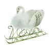 Best Sale 💯 9" 🧨 Christmas Swan Tabletop Sleigh by Ashland® ⭐