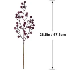 Buy 🤩 Glittery Purple Berry Stem by Ashland® 🛒 -Ashlandty Shop 10700983 3