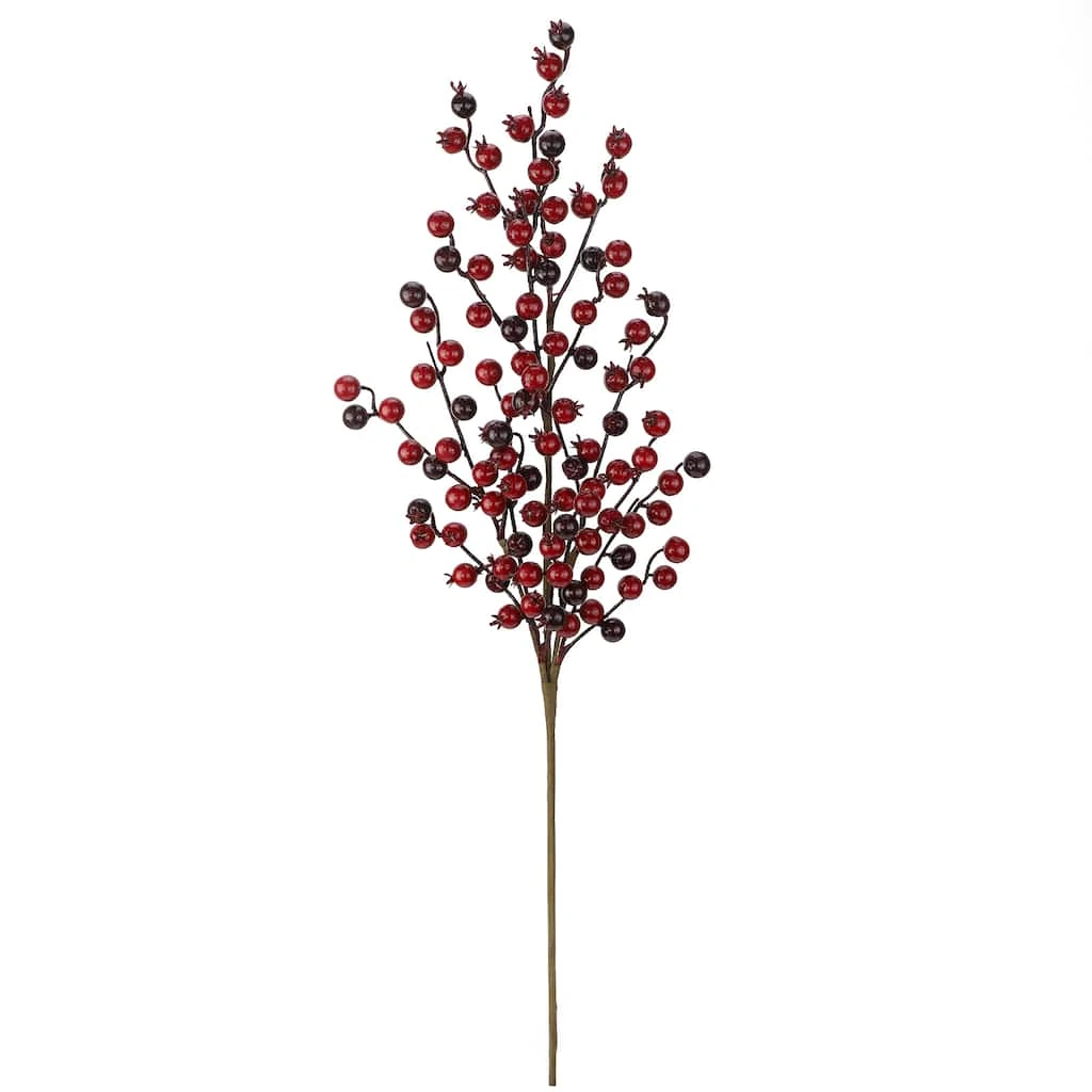 Cheapest ✨ Dark Red Berry Stem by Ashland® 🌟 3 Cheapest ✨ Dark Red Berry Stem by Ashland® 🌟