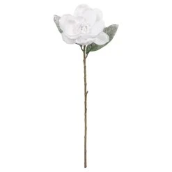 Hot Sale 👏 White Glitter Magnolia Stem by Ashland® 😍
