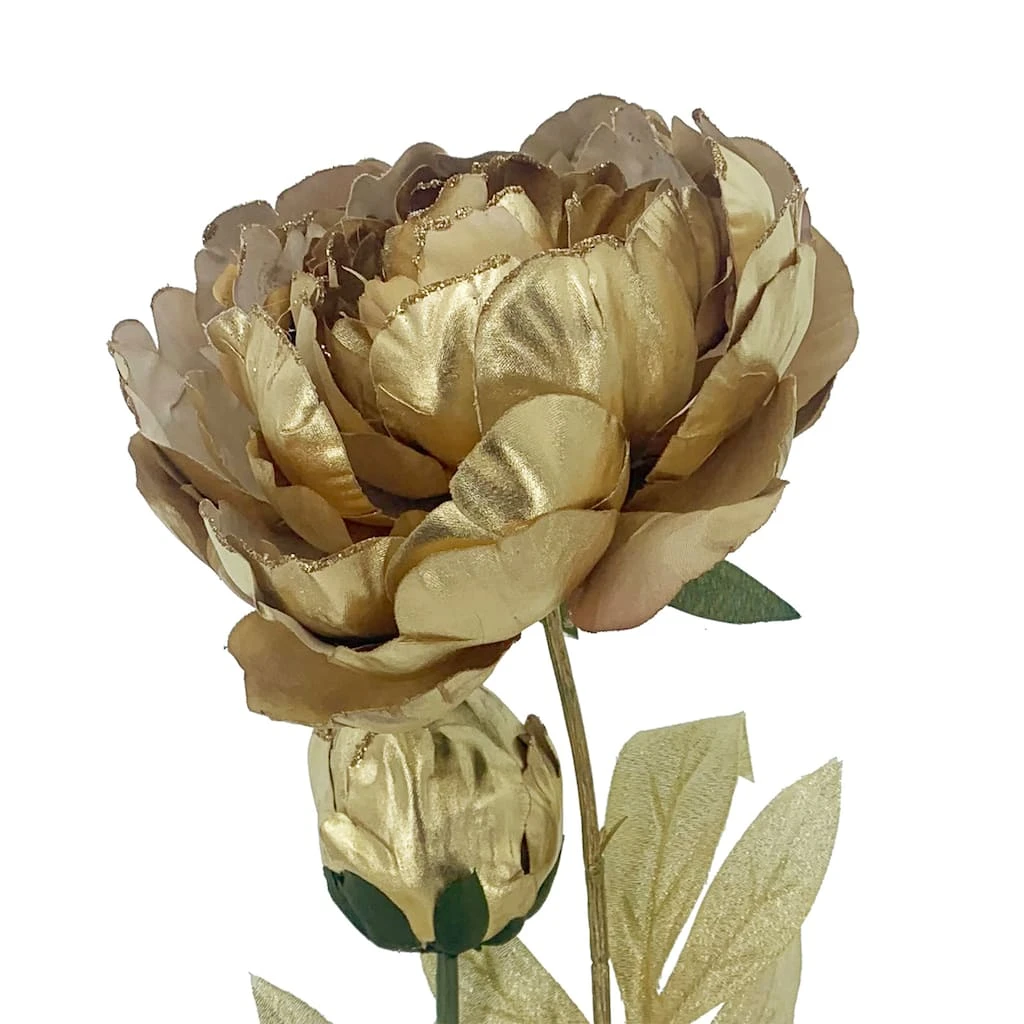 Best Pirce 😍 Gold Peony Stem by Ashland® Christmas 👍 4 Best Pirce 😍 Gold Peony Stem by Ashland® Christmas 👍 - Image 2