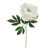 Outlet 🔥 Glittery Silver & White Peony Stem by Ashland® ✔️ -Ashlandty Shop 10701037 1