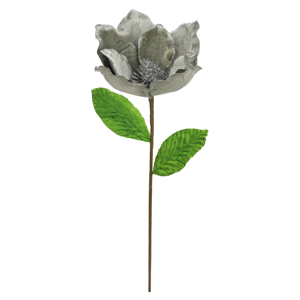 Best Pirce ๐ Glittery Gray Velvet Magnolia Stem by Ashland® โญ 3 Best Pirce ๐ Glittery Gray Velvet Magnolia Stem by Ashland® โญ