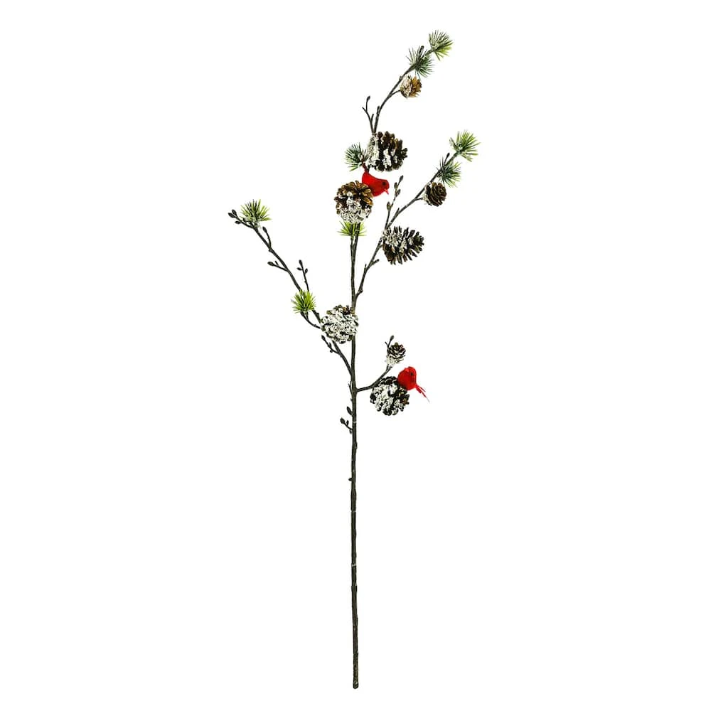 Deals 🛒 Pinecone Stem with Cardinals by Ashland® ❤️ 3 Deals 🛒 Pinecone Stem with Cardinals by Ashland® ❤️