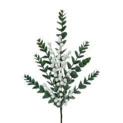 Budget 💯 White Berry & Eucalyptus Leaf Stem by Ashland® 😀 -Ashlandty Shop 10701064 2