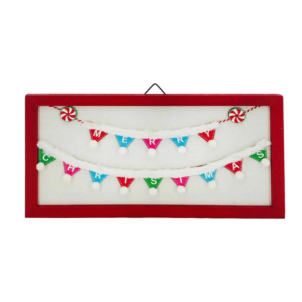 New ⌛ Merry ⌛ Christmas Garland Wall Hanging by Ashland® ⭐ 3 New ⌛ Merry ⌛ Christmas Garland Wall Hanging by Ashland® ⭐