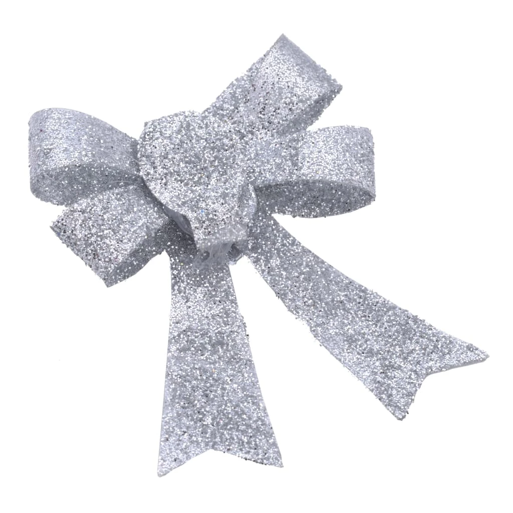 Buy π Silver Glitter Bows, 6ct. by Ashland® Christmas 𧨠4 Buy π Silver Glitter Bows, 6ct. by Ashland® Christmas 𧨠- Image 2