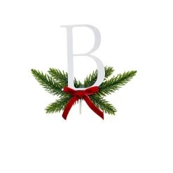 Best deal 🔥 Christmas Pine Sprig Letter B Pick by Ashland® 🤩 -Ashlandty Shop 10701095 2