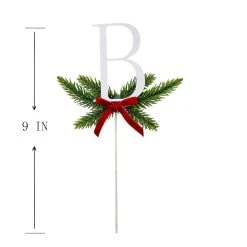 Best deal 🔥 Christmas Pine Sprig Letter B Pick by Ashland® 🤩 -Ashlandty Shop 10701095 3