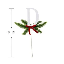 Coupon 🧨 Christmas Pine Sprig Letter D Pick by Ashland® ⌛ -Ashlandty Shop 10701101 3