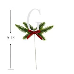 Promo 🔥 Christmas Pine Sprig Letter G Pick by Ashland® ⭐ -Ashlandty Shop 10701107 3