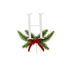 Coupon 🌟 Christmas Pine Sprig Letter H Pick by Ashland® 🔔 -Ashlandty Shop 10701109 2