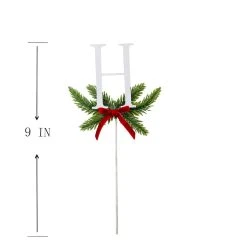 Coupon 🌟 Christmas Pine Sprig Letter H Pick by Ashland® 🔔 -Ashlandty Shop 10701109 3