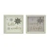 Hot Sale ✨ Assorted 6" ❄ Christmas Sentiment Tabletop Block by Ashland® ❤️ -Ashlandty Shop 10701111 1