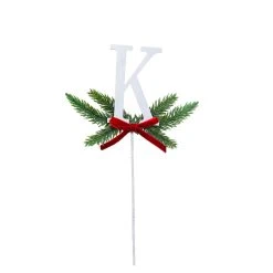 Best reviews of โค๏ธ Christmas Pine Sprig Letter K Pick by Ashland® ๐งจ