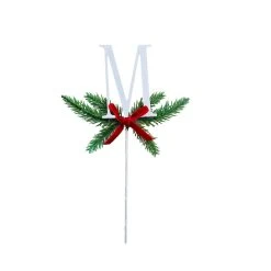 Best deal ๐ Christmas Pine Sprig Letter M Pick by Ashland® ๐
