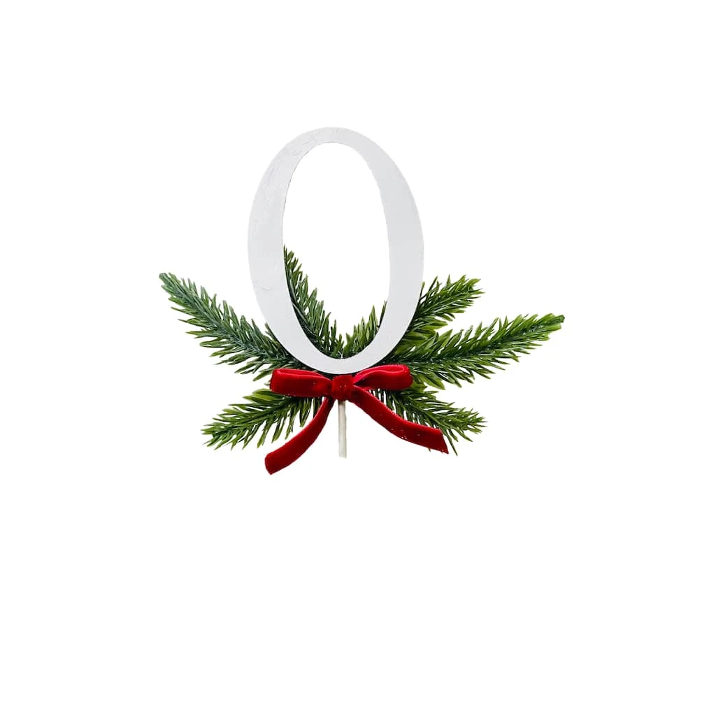 Promo 🎁 Christmas Pine Sprig Letter O Pick by Ashland® ⌛ 4 Promo 🎁 Christmas Pine Sprig Letter O Pick by Ashland® ⌛ - Image 2