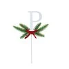 Wholesale ⌛ Christmas Pine Sprig Letter P Pick by Ashland® 😍 -Ashlandty Shop 10701132 1