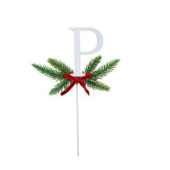 Wholesale ⌛ Christmas Pine Sprig Letter P Pick by Ashland® 😍