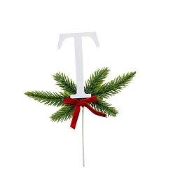 Best Pirce 🎉 Christmas Pine Sprig Letter T Pick by Ashland® ✨ -Ashlandty Shop 10701141 2