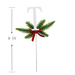 Best Pirce 🎉 Christmas Pine Sprig Letter T Pick by Ashland® ✨ -Ashlandty Shop 10701141 3
