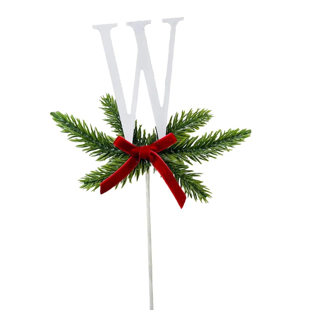 Buy 🌟 Christmas Pine Sprig Letter W Pick by Ashland® ⭐ 4 Buy 🌟 Christmas Pine Sprig Letter W Pick by Ashland® ⭐ - Image 2