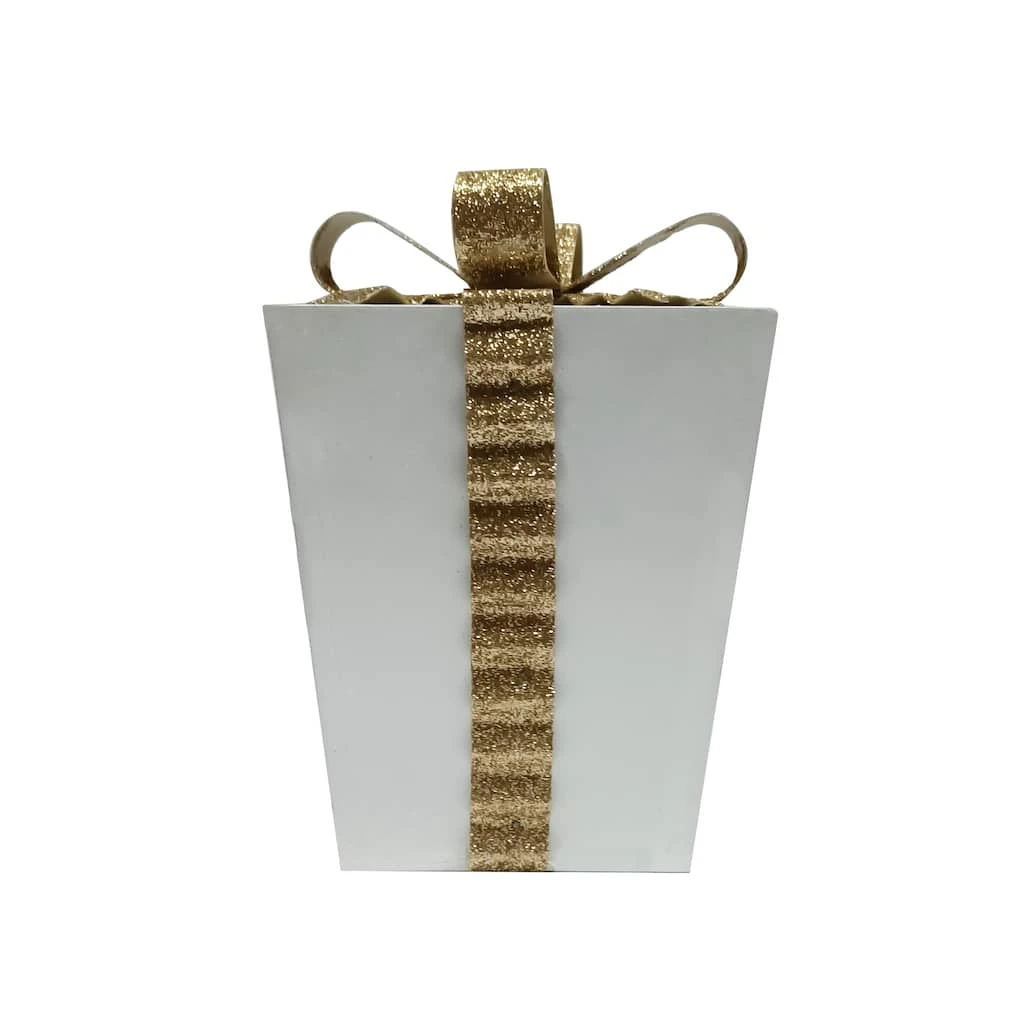 Flash Sale ⭐ 6.1" White Gift Box Tabletop Decoration by Ashland® ⌛ 5 Flash Sale ⭐ 6.1" White Gift Box Tabletop Decoration by Ashland® ⌛ - Image 3