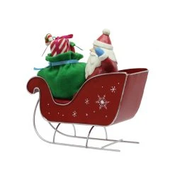 New 💯 9.5" Santa on Sleigh Decoration by Ashland® 🔔 -Ashlandty Shop 10701168 2