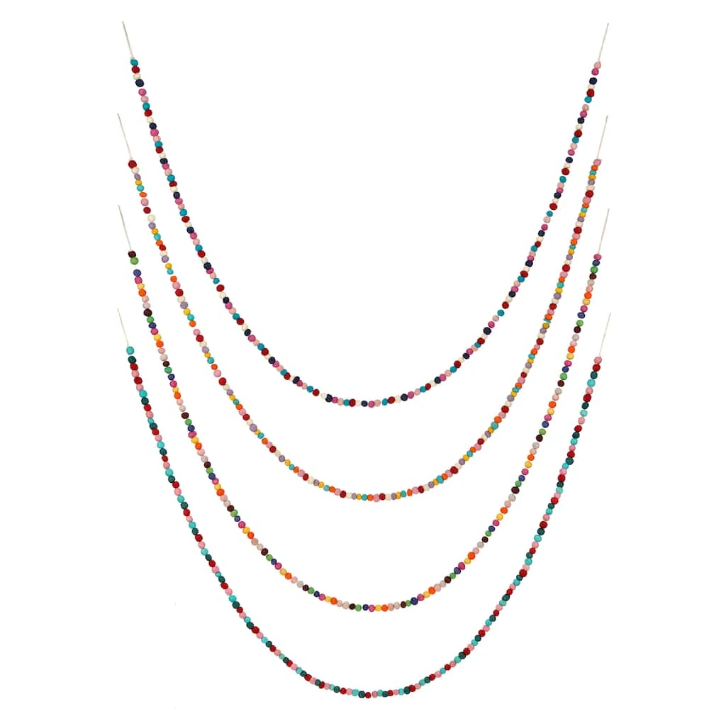 Hot Sale π Assorted 6ft. Holiday Pom Pom Garland by Ashland® π 3 Hot Sale π Assorted 6ft. Holiday Pom Pom Garland by Ashland® π