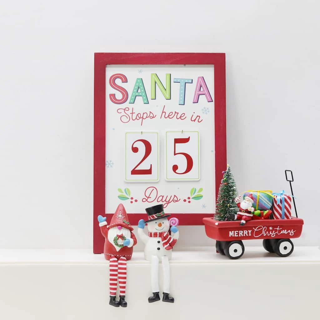 Flash Sale π― 18.5" Santa Stop Here Countdown Decoration by Ashland® π 4 Flash Sale π― 18.5" Santa Stop Here Countdown Decoration by Ashland® π - Image 2