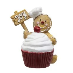 Outlet 😀 Assorted 4.6" Gingerbread Man Cupcake Decoration by Ashland® 🧨 -Ashlandty Shop 10701182 4