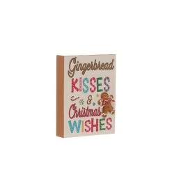 Best deal 😀 Assorted Gingerbread Block Sign Tabletop Décor by Ashland® 🎁 -Ashlandty Shop 10701189 5