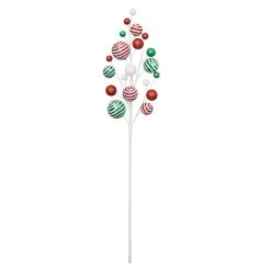 Top 10 ๐ Red, Green & White Mini Ball Ornament Spray by Ashland® ๐