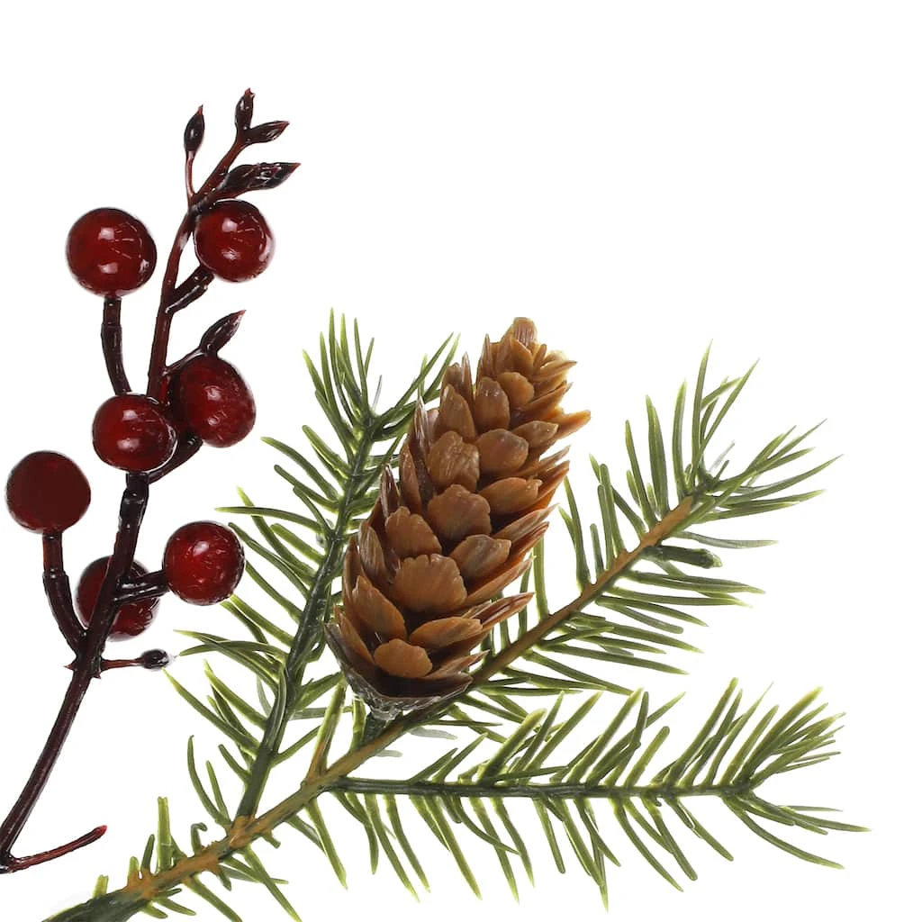 Buy โ Sage Angel Pine Leaf, Berry & Pinecone Stem by Ashland® ๐ 4 Buy โ Sage Angel Pine Leaf, Berry & Pinecone Stem by Ashland® ๐ - Image 2