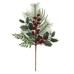 Promo 💯 Pine Leaf Stem with Holly Berries by Ashland® 👏
