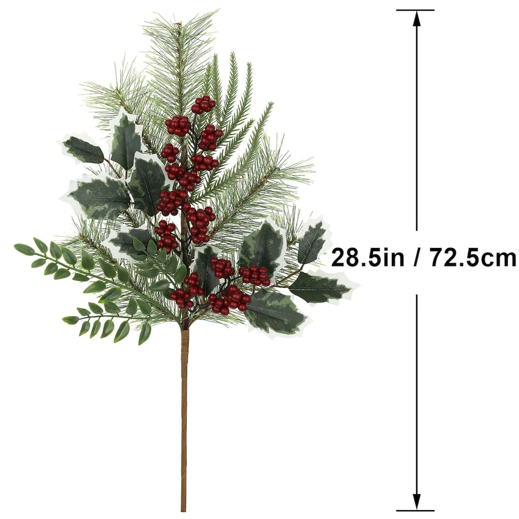 Promo 💯 Pine Leaf Stem with Holly Berries by Ashland® 👏 5 Promo 💯 Pine Leaf Stem with Holly Berries by Ashland® 👏 - Image 3
