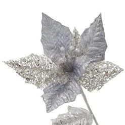 Budget ✨ Silver Jewel Poinsettia Stem by Ashland® 💯 -Ashlandty Shop 10701318 3