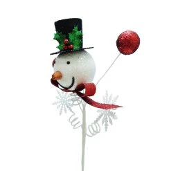 Best deal ✨ Snowman With Black Hat Stem by Ashland® 😉 -Ashlandty Shop 10701322 4