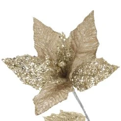 Cheap 🌟 Jewel Champagne Poinsettia Stem by Ashland® ✔️ -Ashlandty Shop 10701344 3