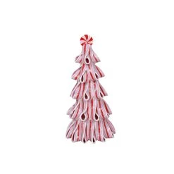 Promo 🧨 9" Candy Striped Tabletop Clay Christmas Tree by Ashland® ✔️