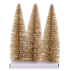 Best deal 🎉 10" Gold Bottle Brush Trees, 3ct. by Ashland® ❤️