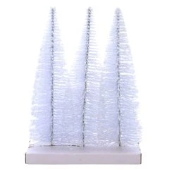 Brand new ✔️ 10" White Bottle Brush Trees, 3ct. by Ashland® ✨