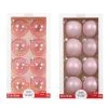 Brand new 🔥 Assorted 8ct. 2.5" Light Pink Glass Ball Ornaments by Ashland® ✨ -Ashlandty Shop 10701624 1
