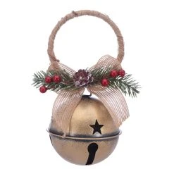Budget 👍 6.5" Matte Gold Bell Hanger Decoration by Ashland® 🎉