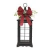 Budget 🌟 15" Black Lantern with Red Bow by Ashland® ⭐ -Ashlandty Shop 10701722 1