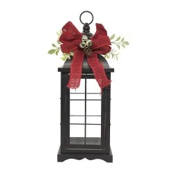 Budget 🌟 15" Black Lantern with Red Bow by Ashland® ⭐